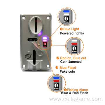 Coin Acceptor For Quick Identification Of Coins